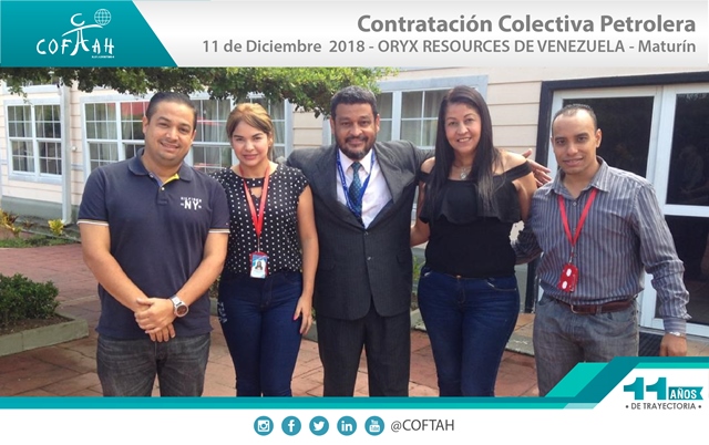 Contratación Colectiva Petrolera (ORYX RESOURCES) Maturín