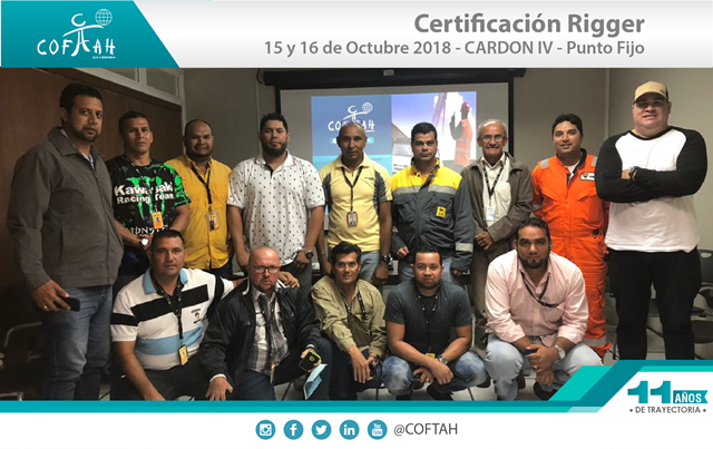 Certificación de Rigger (CARDON IV) Punto Fijo