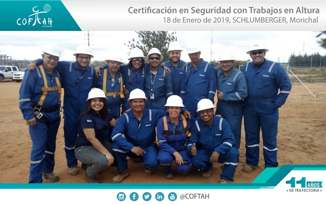 Certificacion en Seguridad con Trabajos en Altura (SCHLUMBERGER) Morichal