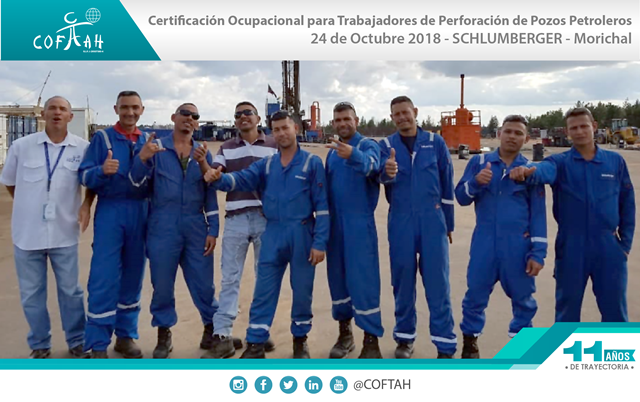 Certificación Ocupacional Trabajadores Perforación de Pozos Petroleros (SCHLUMBERGER) Morichal