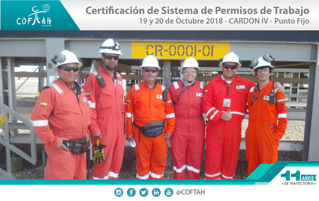 Certificación en Sistema de Permisos de Trabajo (CARDON IV) Punto Fijo