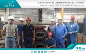 Certificación de Operadores de Grúas Puentes (SCHLUMBERGER) Maracaibo