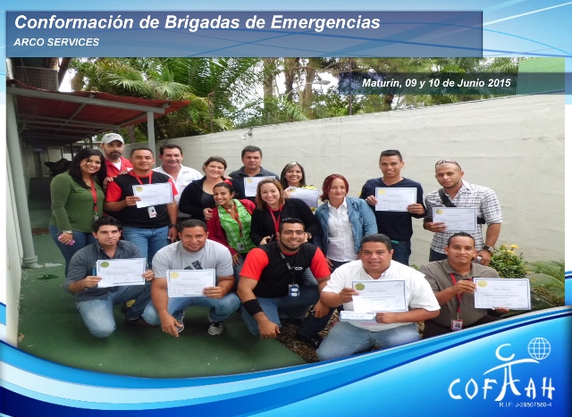 Conformación de Brigadas de Emergencias (ARCO Services) Maturín