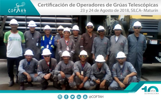 Certificación de Operadores de Grúas Telescópicas (SILCA) Maturín