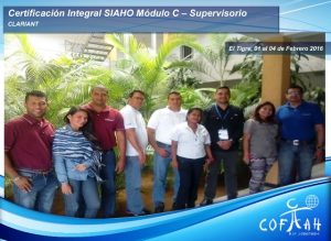 Certificación Integral SIAHO Módulo C - Supervisorio (CLARIANT) El Tigre