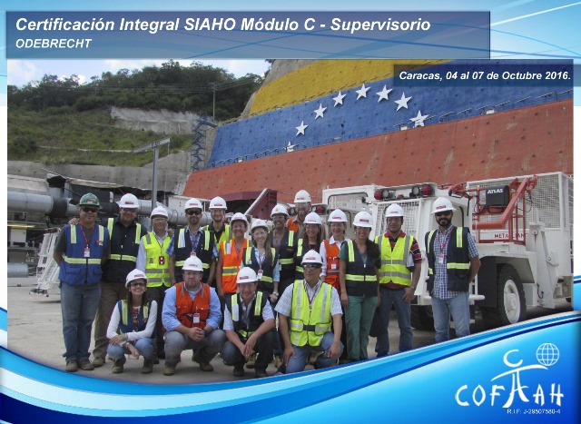 Certificación Integral SIAHO Módulo C – Supervisorio (ODEBRECHT) Caracas
