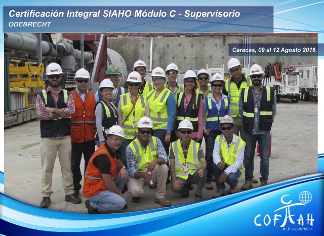 Certificación Integral SIAHO Módulo C – Supervisorio (ODEBRECHT) Caracas