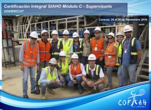 Certificación Integral SIAHO Módulo C – Supervisorio (ODEBRECHT) Caracas