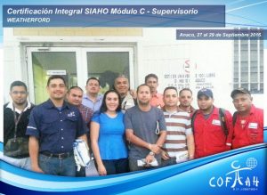 Certificación Integral SIAHO Módulo C – Supervisorio (WEATHERFORD) Anaco