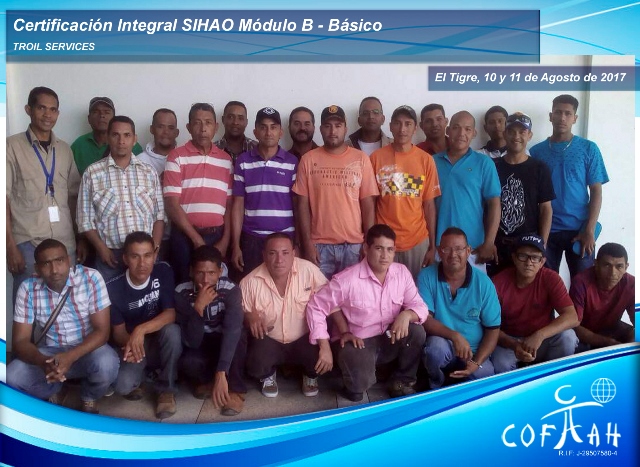 Certificación Integral SIAHO Módulo B – Básico (TROIL Services) El Tigre