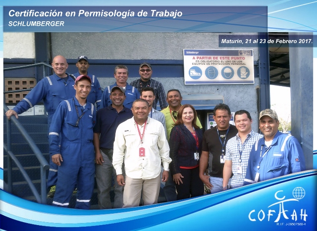 Certificación en Permisología de Trabajo (SCHLUMBERGER) Maturín