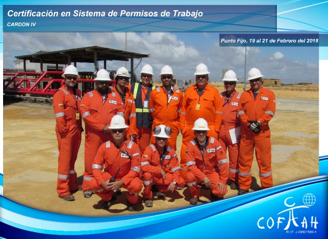 Certificación en Sistema de Permisos de Trabajo (CARDON IV) Punto Fijo