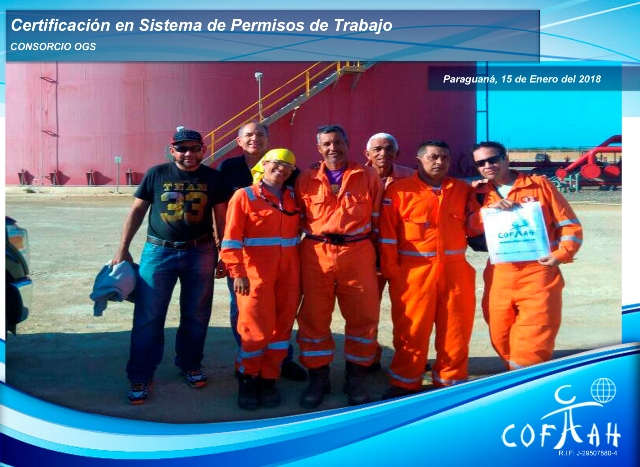Certificación en Sistema de Permisos de Trabajo (Consorcio OGS) Paraguaná -