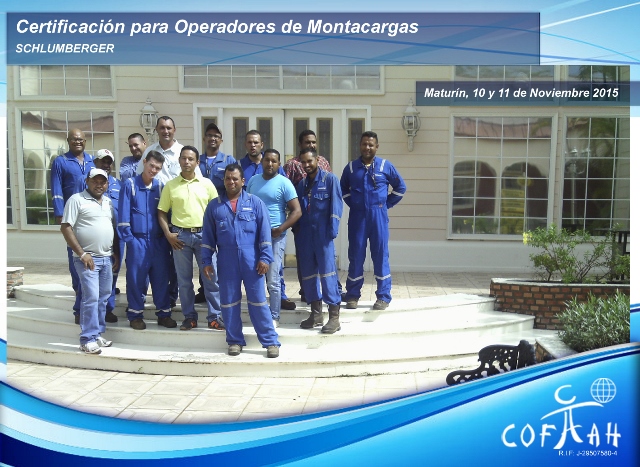 Certificación para Operadores de Montacargas (SCHLUMBERGER) Maturín