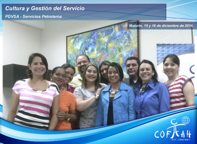 Cultura y Gestión del Servicio (PDVSA Servicios Petroleros) Maturín