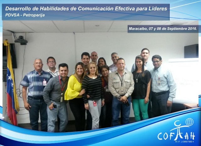 Desarrollo de Habilidades de Comunicación Efectiva para Líderes (PDVSA Petroperija) Maracaibo