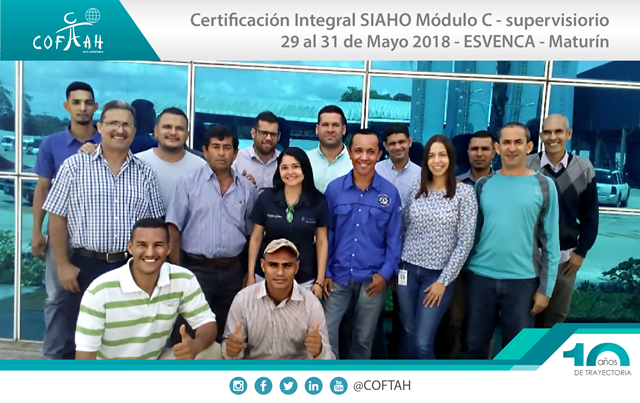 Certificación Integral SIAHO Módulo C - Supervisorio (ESVENCA) Maturín