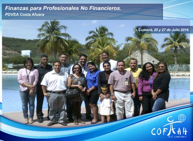 Finanzas para Profesionales No Financieros (PDVSA Costa Afuera) Cumana