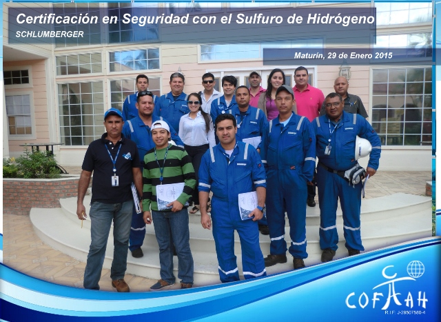 Certificación en Seguridad con el Sulfuro de Hidrógeno (SCHLUMBERGER) Maturín