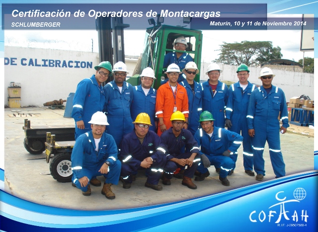 Certificación de Operadores de Montacargas (SCHLUMBERGER) Anaco