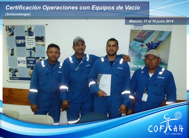 Certificación Operadores de Equipos de Vacio (SCHLUMBERGER) Maturín