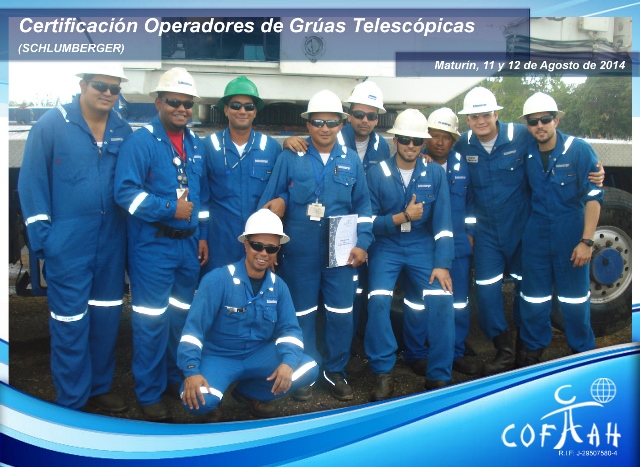 Certificación Operadores de Grúas Telescópicas (SCHLUMBERGER) Matrurín