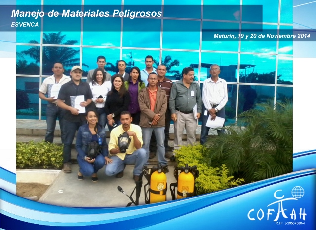 Manejo de Materiales Peligrosos (ESVENCA) Maturín
