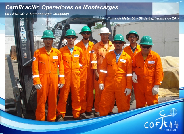 Certificación Operadores de Montacargas (MI SWACO) Punta de Mata
