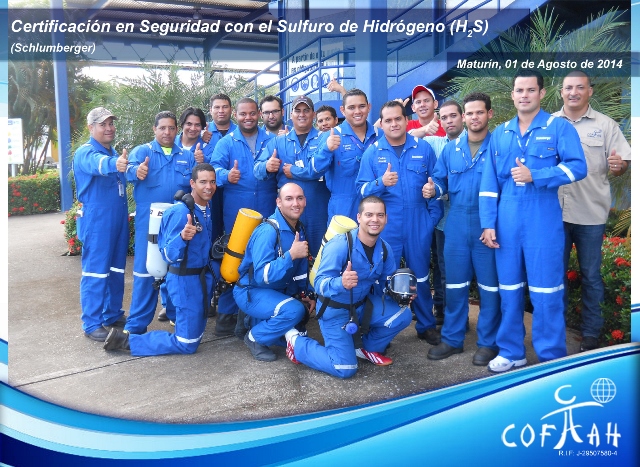 Certificación en Seguridad con el Sulfuro de Hidrogeno (SCHLUMBERGER) Maturín