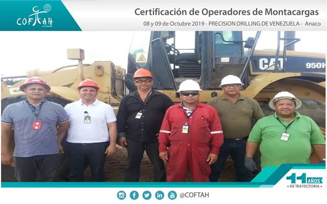 Certificación de Operadores de Montacargas (PRECISION DRILLING) Anaco