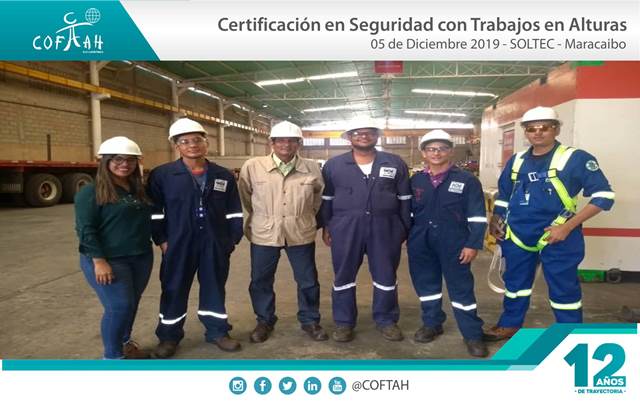 Certificación en Seguridad para Trabajos en Altura (SOLTEC) Maracaibo