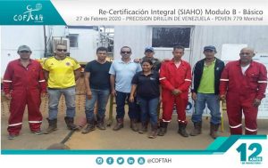 Re-Certificación Integral SIAHO Módulo B - Básico (PRECISION DRILLING) Taladro PDVEN 779 Morichal
