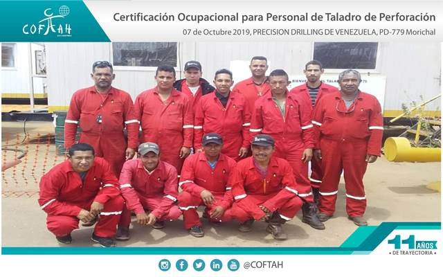 Certificación Ocupacional para Personal de Taladro de Perforación (PRECISION DRILLING) PDVEN-779 Morichal