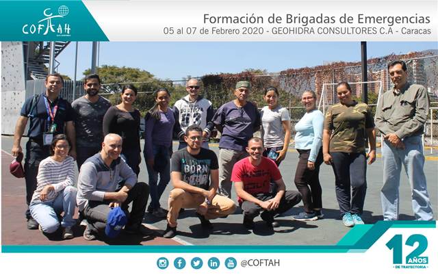 Formación de Brigadas de Emergencias (GEOHIDRA CONSULTORES) Caracas