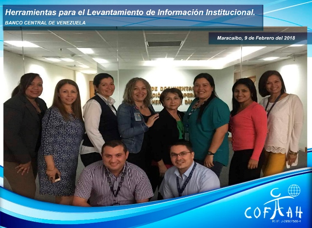 Herramientas para el Levantamiento de Información Institucional (BCV) Maracaibo