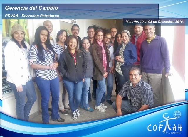 Gerencia del Cambio (PDVSA Servicios Petroleros) Maturín
