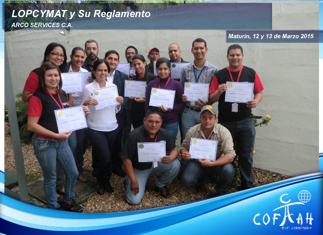 LOPCYMAT y su Reglamento (ARCO Services) Maturín