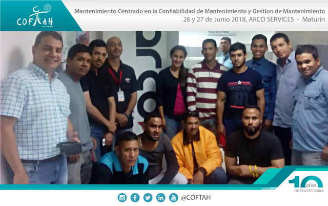 Mantenimiento Centrado en la Confiabilidad de Mantenimiento y Gestión de Mantenimiento (ARCO Services) Maturín