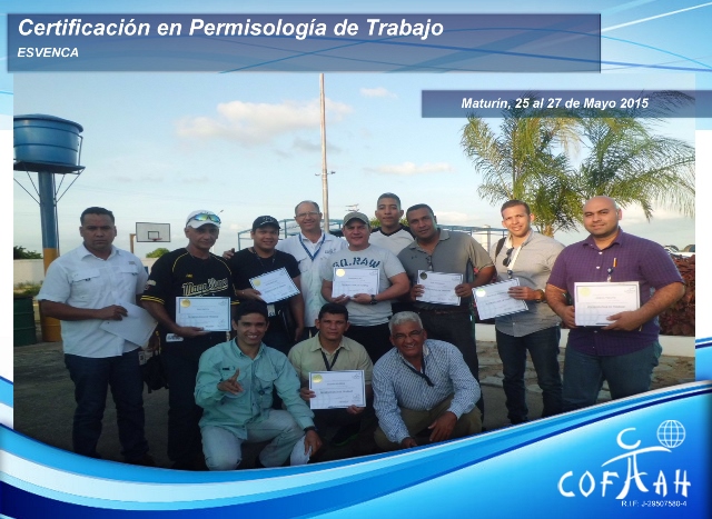 Certificación en Permisología de Trabajo (ESVENCA) Maturín