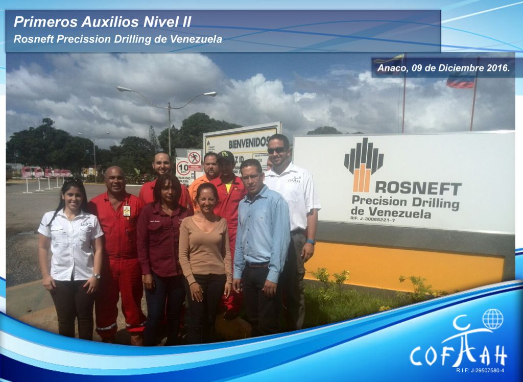 Primeros Auxilios Nivel II (ROSNEFT) Anaco