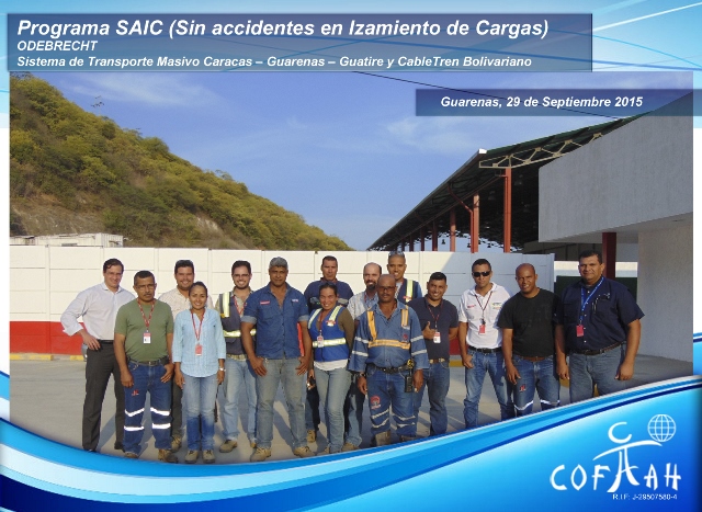 Programa SAIC Sin Accidentes en Izamiento de Cargas (ODEBRECHT) Guarenas