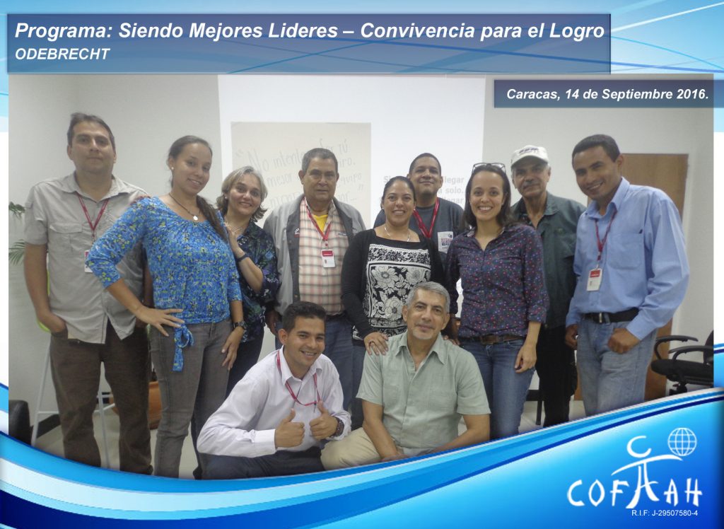 Programa: Siendo Mejores Líderes – Módulo Convivencia para El Logro (ODEBRECHT) Caracas