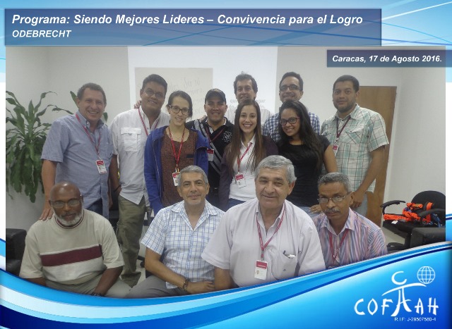 Programa: Siendo Mejores Líderes – Módulo Convivencia para El Logro (ODEBRECHT) Caracas