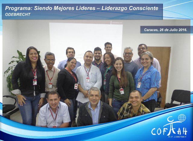 Programa: Siendo Mejores Líderes – Módulo Liderazgo Consciente (ODEBRECHT) Caracas