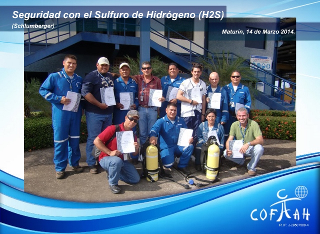 Certificación en Seguridad con el Sulfuro de Hidrogeno (SCHLUMBERGER) Maturin