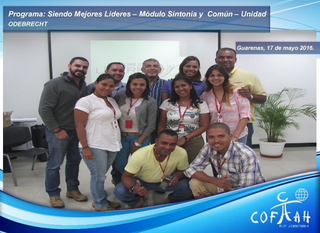 Programa: Siendo Mejores Líderes - Módulo Sintonía y Común - Unidad (ODEBRECHT) Guarenas