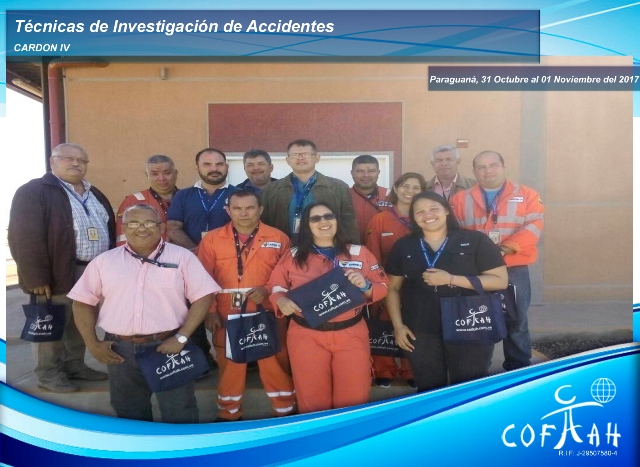 Técnicas de Investigación de Accidentes (CARDON IV) Paraguaná