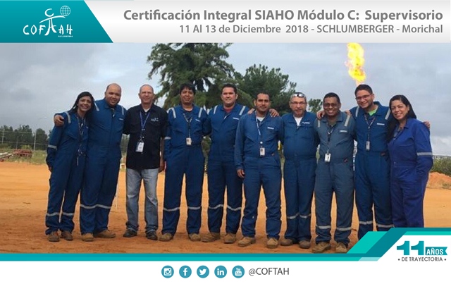 Certificación Integral SIAHO Módulo C - Supervisorio (SCHLUMBERGER) Morichal