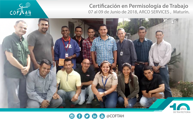 Certificación en Permisología de Trabajo (ARCO Services) Maturín