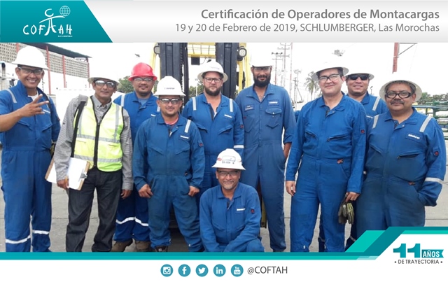Certificación de Operadores de Montacargas (SCHLUMBERGER) Las Morochas